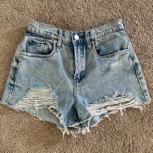 blankNYC The Barrow denim shorts in acid trip